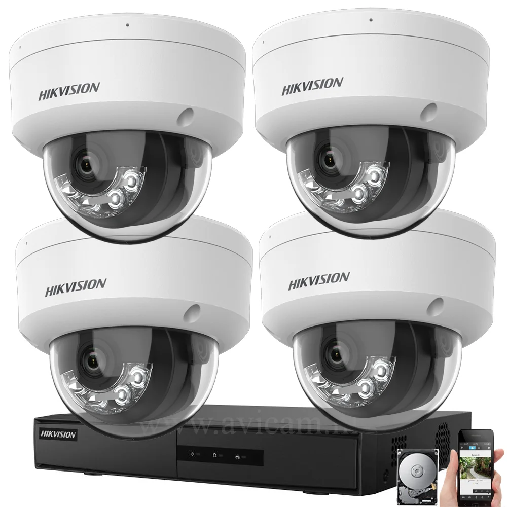 Hikvision IP-Kamera 4K Set (4-Kanal)